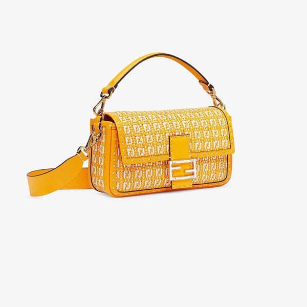 フェンディ*新作*FFモチーフ バゲット レザーブレード バッグ 8BR600AF2YF1DUH